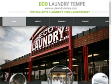 Tablet Screenshot of ecolaundrytempe.com